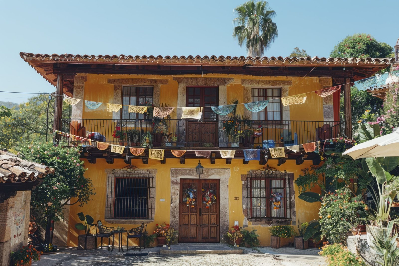 fachada de casa en Puebla Mexico