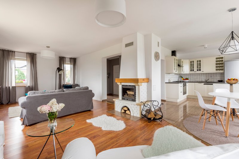 primer piso sala minimalista